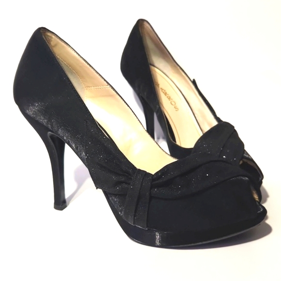 Caparros Odessa Platform Peeptoe Pumps EUC Size 10B - Picture 8 of 14